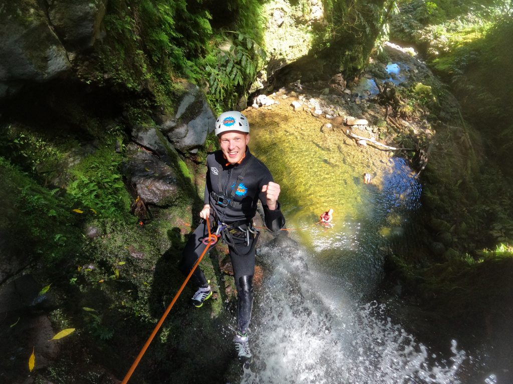 canyoning op sao miguel